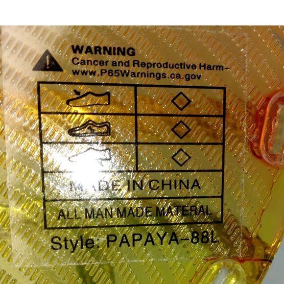 Mudd NEW Women's Rainbow See-Thru Sandals - sz. 7 1/2 - Picture 6 of 6